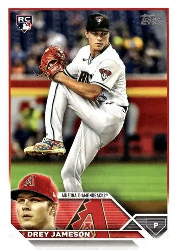 Original gloss Drey Jameson baseball card 2023 Topps NM-MT Rookie Diamondbacks