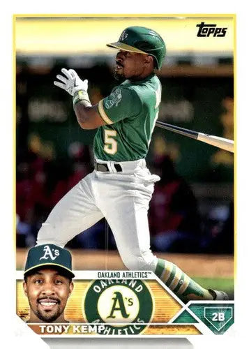 2023 Topps #503 Tony Kemp NM-MT Athletics ID:57182 - Baseball Card Single
