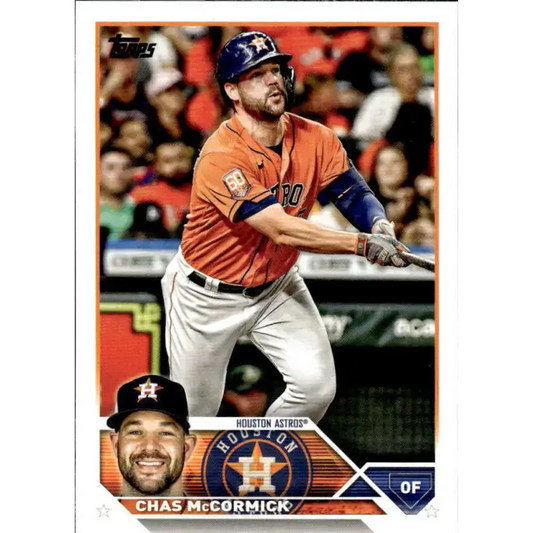 2023 Topps #51 Chas McCormick NM-MT Houston Astros Baseball Card - Baseball Card Single