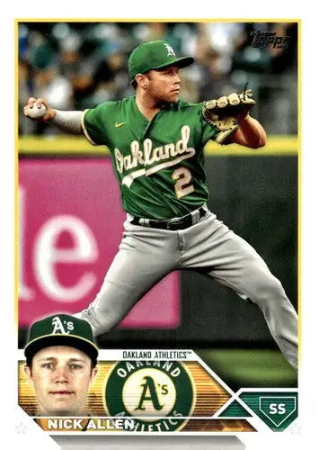 2023 Topps #521 Nick Allen NM-MT Athletics ID:55405 - Baseball Card Single
