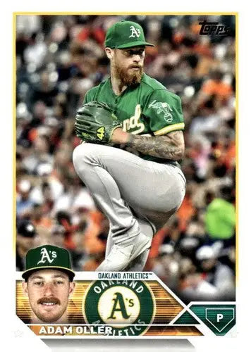 2023 Topps Adam Oller baseball card with original gloss NM-MT Athletics ID 56451