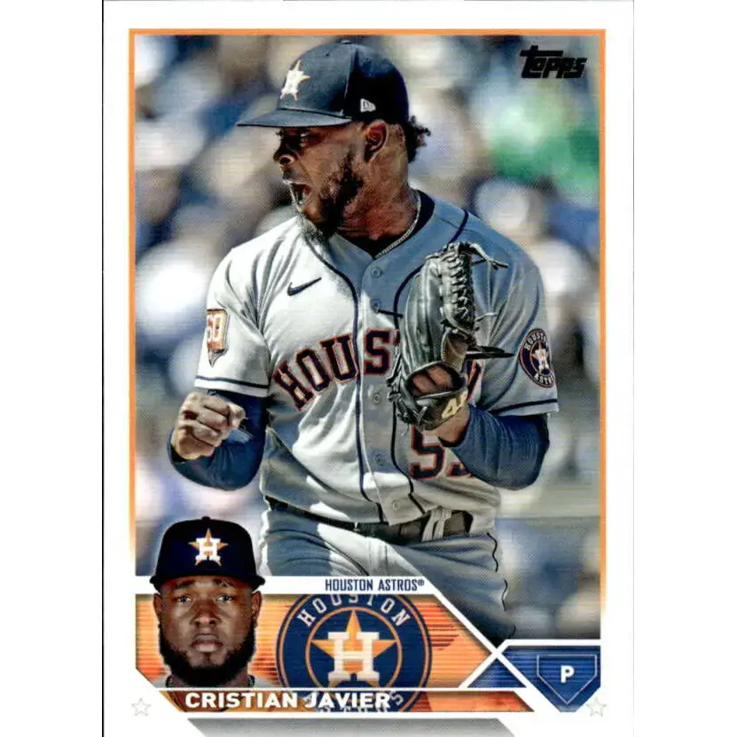 2023 Topps #55 Cristian Javier NM-MT Houston Astros Baseball Card - Baseball Card Single