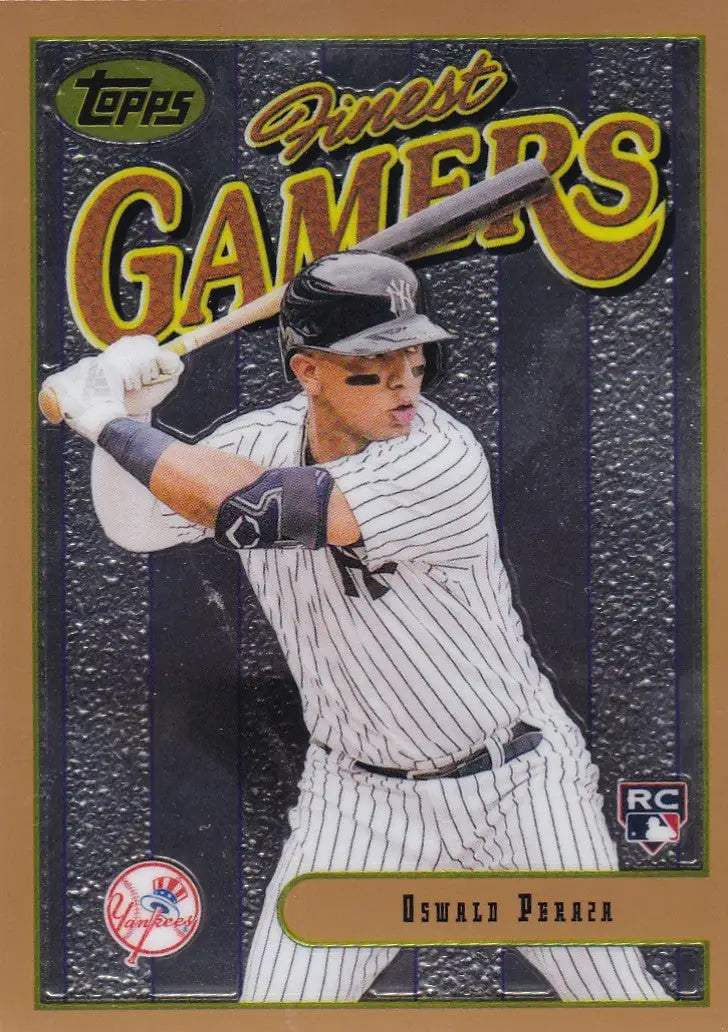 2023 TOPPS #55 OSWALD PERAZA GAMERS- NEW YORK YANKEES - Baseball Card Single