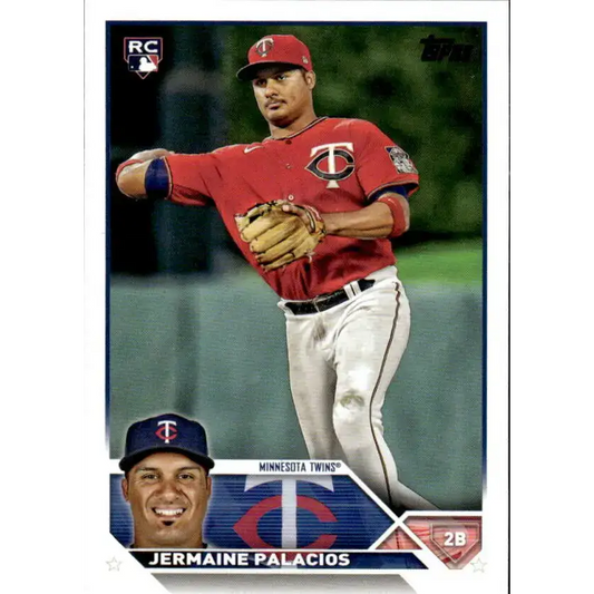 2023 Topps #56 Jermaine Palacios NM-MT RC Rookie Minnesota Twins Baseball Card - Baseball Card Single