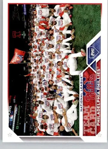 2023 Topps #567 Philadelphia Phillies NM-MT ID:81176 - Baseball Card Single