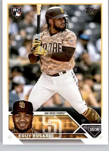 2023 Topps Eguy Rosario NM-MT rookie baseball card with original gloss Padres ID:56702