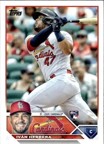 2023 Topps #58 Ivan Herrera NM-MT RC Rookie Cardinals ID:49547 - Baseball Card Single