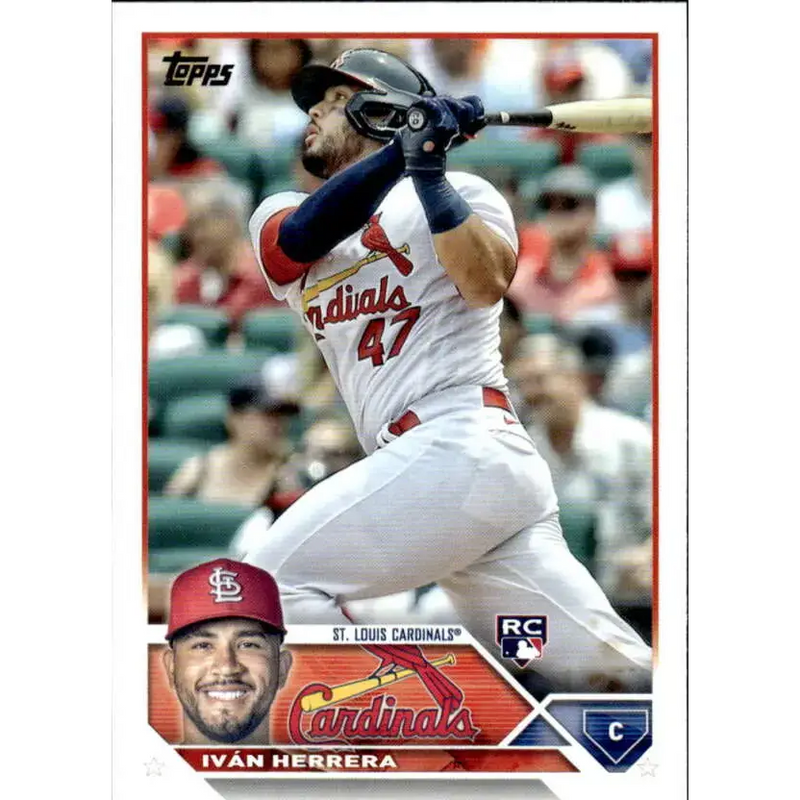 2023 Topps #58 Ivan Herrera NM-MT RC Rookie St. Louis Cardinals Baseball Card - Baseball Card Single