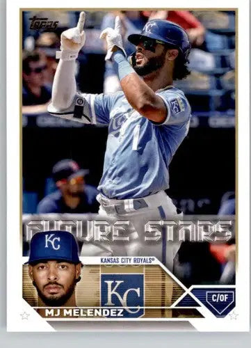 2023 Topps #587 MJ Melendez NM-MT Royals ID:81177 - Baseball Card Single