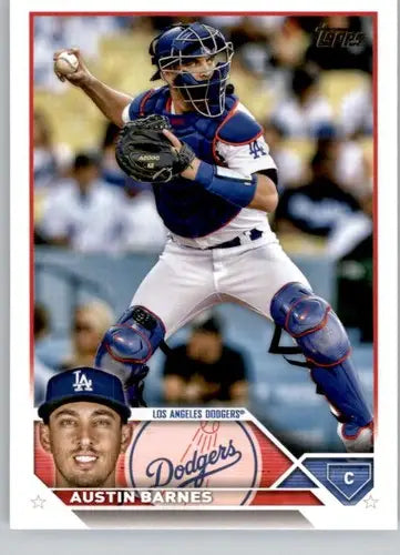 2023 Topps #588 Austin Barnes NM-MT Dodgers ID:55431 - Baseball Card Single