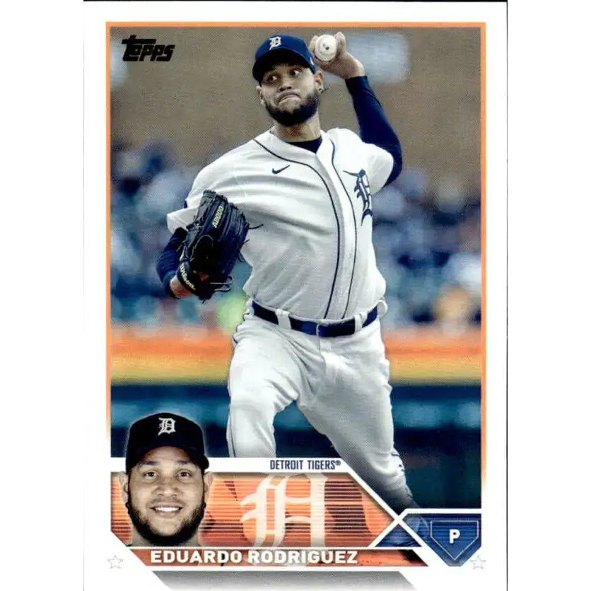 2023 Topps #59 Eduardo Rodriguez NM-MT Detroit Tigers Baseball Card - Baseball Card Single