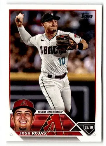 2023 Topps Josh Rojas baseball card with original gloss from Simply Sandoval