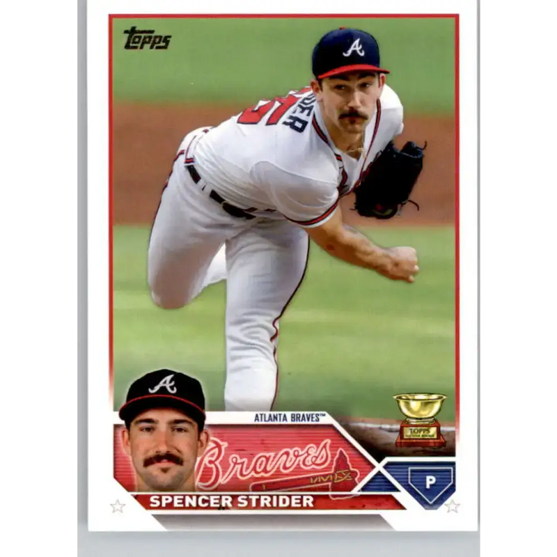 2023 Topps #602 Spencer Strider NM-MT Atlanta Braves Baseball Card - Baseball Card Single