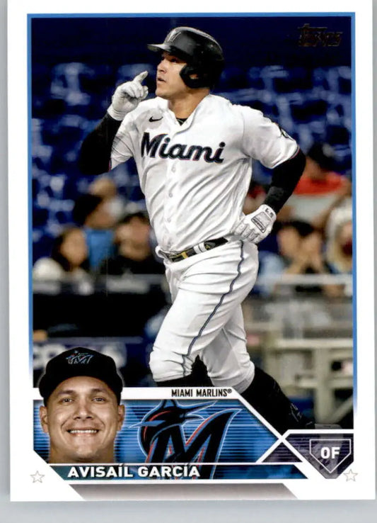 2023 Topps #606 Avisail Garcia NM-MT Marlins ID:81178 - Baseball Card Single