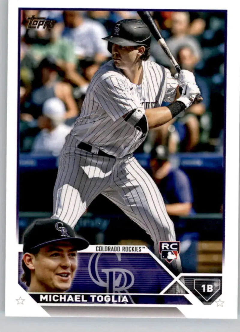 2023 Topps #616 Michael Toglia NM-MT RC Rookie Rockies ID:81179 - Baseball Card Single