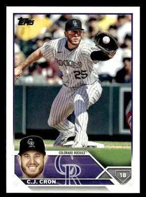 2023 Topps #63 C.J. Cron - Baseball Card Single