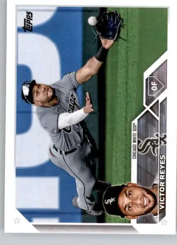 Victor Reyes baseball card with original gloss from 2023 Topps #631 Victor Reyes NM-MT