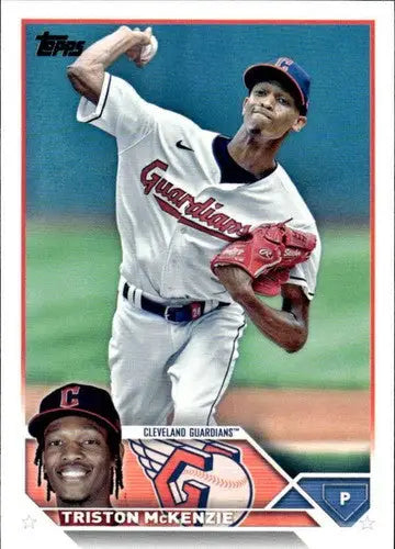 2023 Topps #65 Triston McKenzie NM-MT Guardians ID:50040 - Baseball Card Single