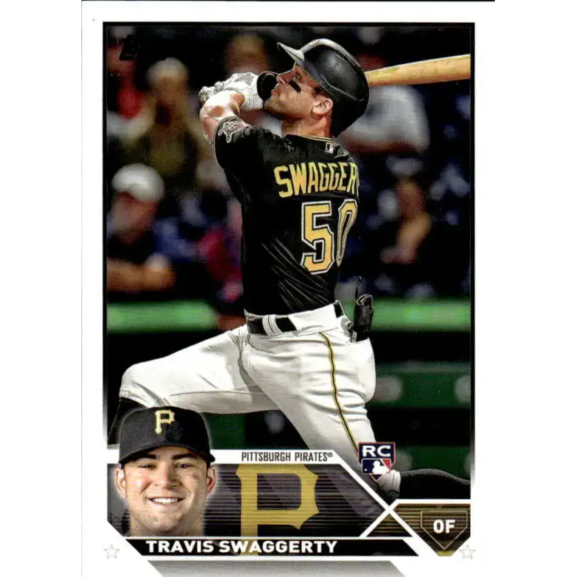 2023 Topps #67 Travis Swaggerty NM-MT RC Rookie Pittsburgh Pirates Baseball Card - Baseball Card Single