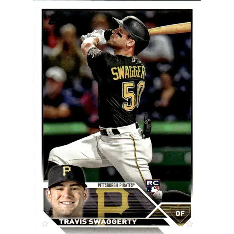 2023 Topps #67 Travis Swaggerty NM-MT RC Rookie Pittsburgh Pirates Baseball Card - Baseball Card Single
