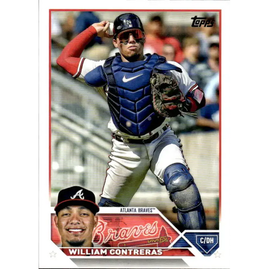 2023 Topps #68 William Contreras NM-MT Atlanta Braves Baseball Card - Baseball Card Single
