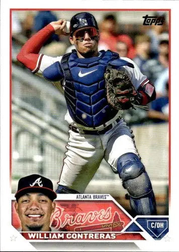 2023 Topps #68 William Contreras NM-MT Braves ID:58002 - Baseball Card Single