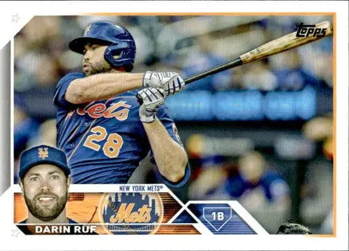 2023 Topps #70 Darin Ruf NM-MT Mets ID:50239 - Baseball Card Single