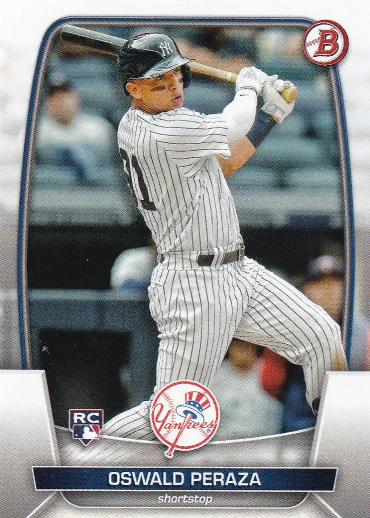 2023 TOPPS #70 OSWALD PERAZA- NEW YORK YANKEES - Baseball Card Single