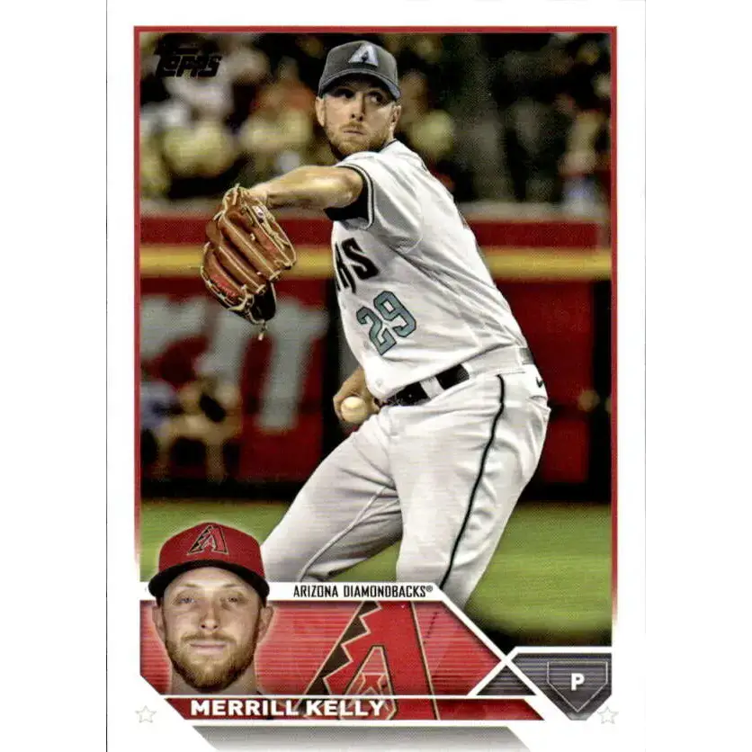 2023 Topps #71 Merrill Kelly NM-MT Arizona Diamondbacks Baseball Card - Baseball Card Single