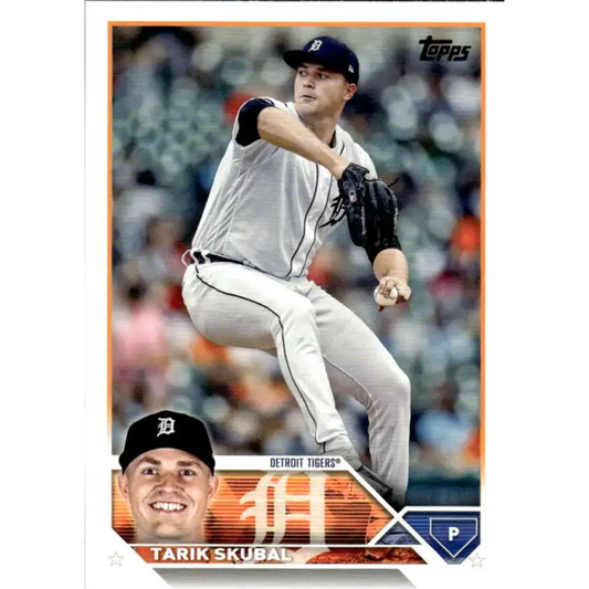 2023 Topps #74 Tarik Skubal NM-MT Detroit Tigers Baseball Card