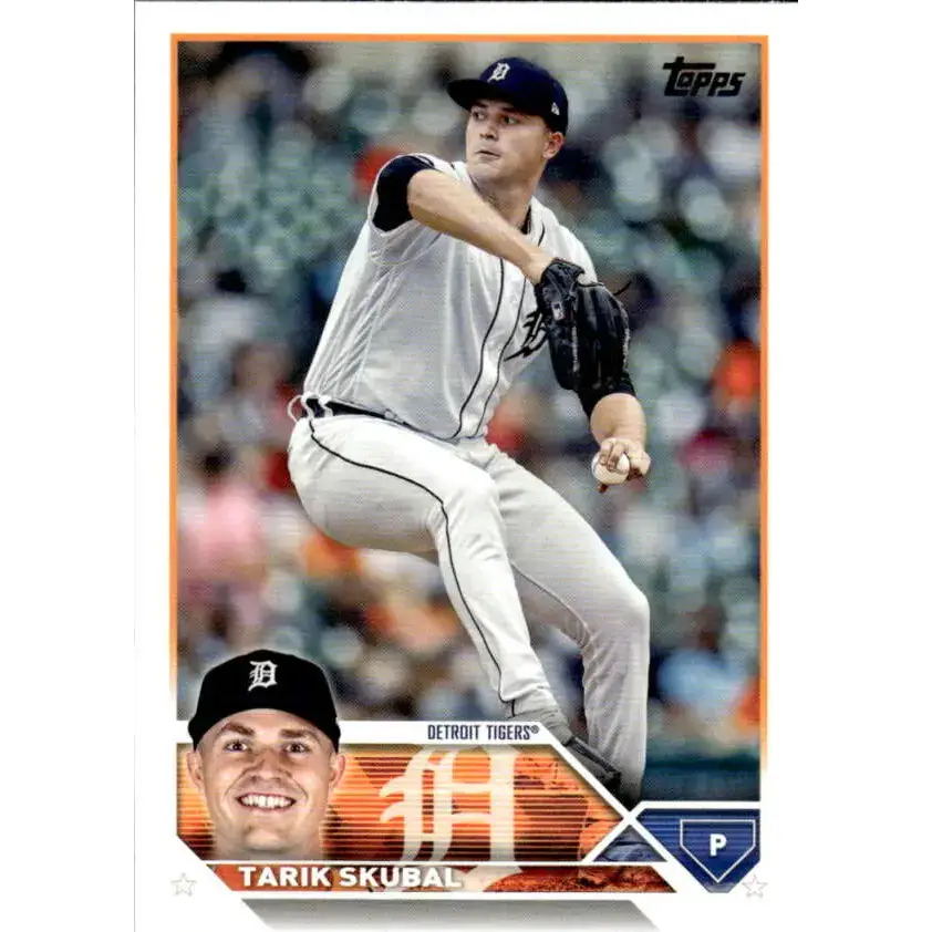 2023 Topps #74 Tarik Skubal NM-MT Detroit Tigers Baseball Card - Baseball Card Single