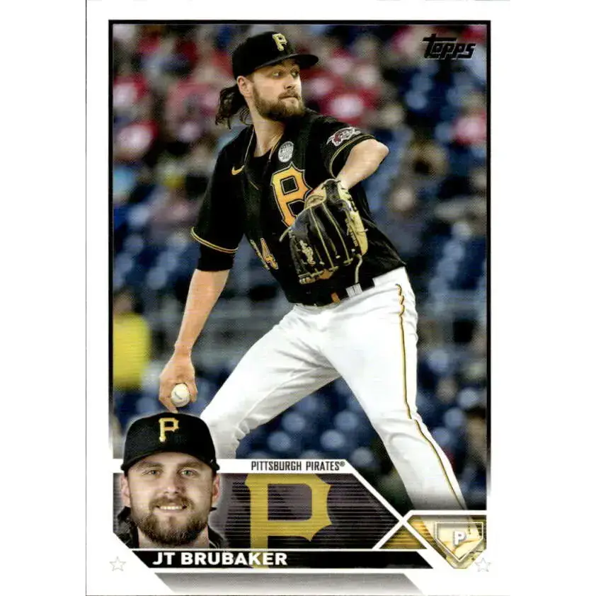 2023 Topps #75 JT Brubaker NM-MT Pittsburgh Pirates Baseball Card - Baseball Card Single