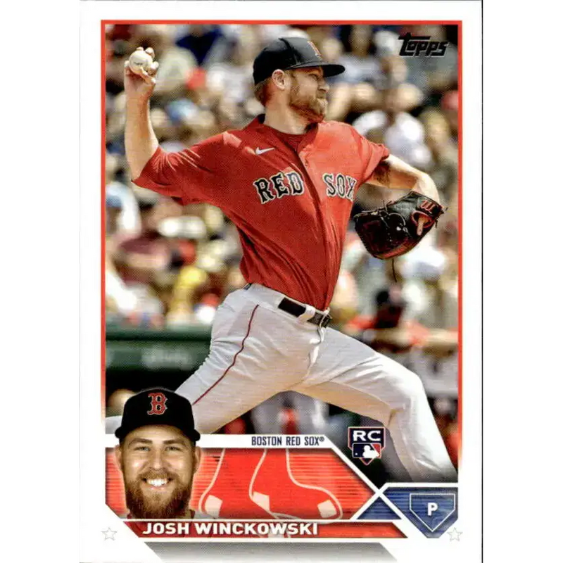 2023 Topps #76 Josh Winckowski NM-MT RC Rookie Boston Red Sox Baseball Card - Baseball Card Single