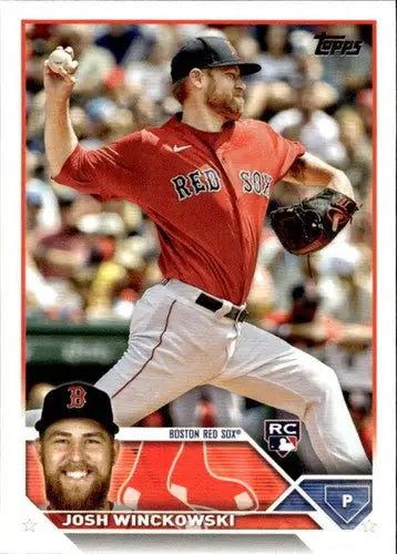 2023 Topps #76 Josh Winckowski NM-MT RC Rookie Red Sox ID:58987 - Baseball Card Single