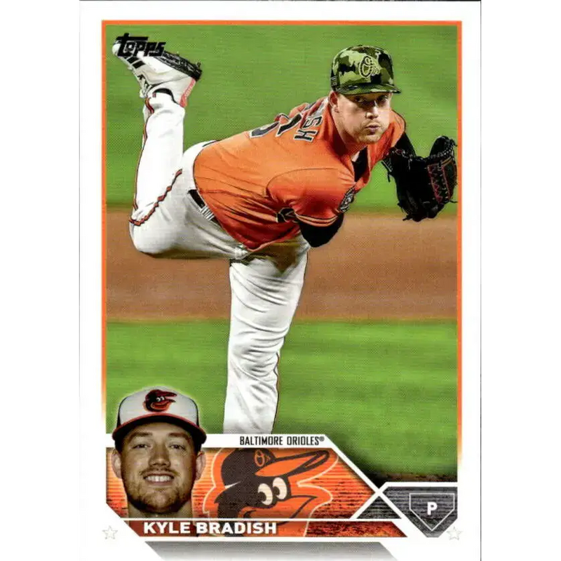 2023 Topps #77 Kyle Bradish NM-MT Baltimore Orioles Baseball Card - Baseball Card Single