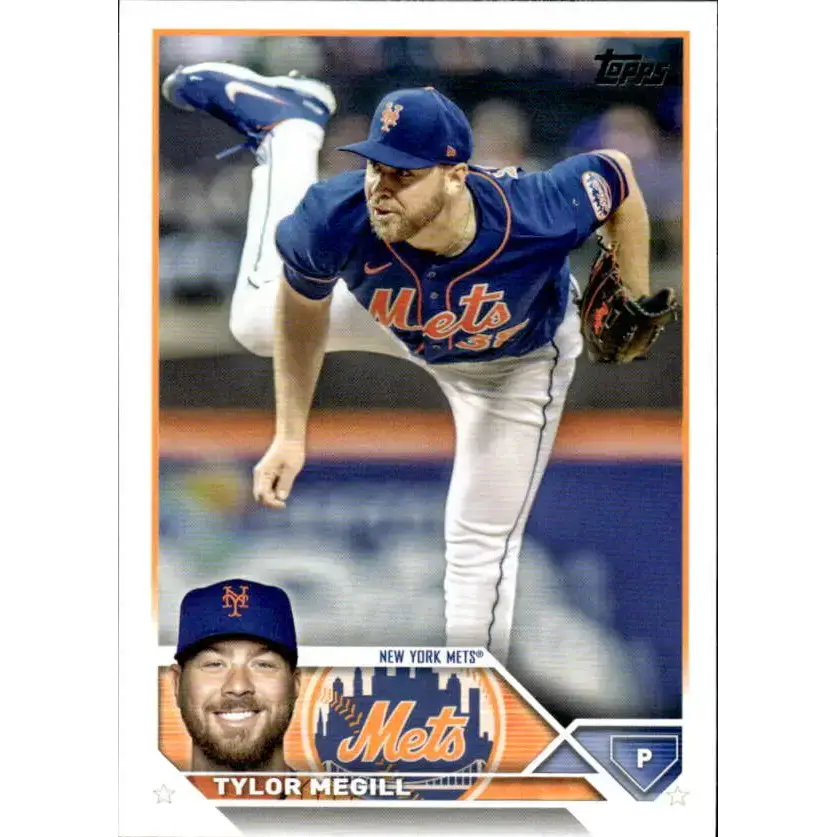 2023 Topps #83 Tylor Megill NM-MT New York Mets Baseball Card - Baseball Card Single