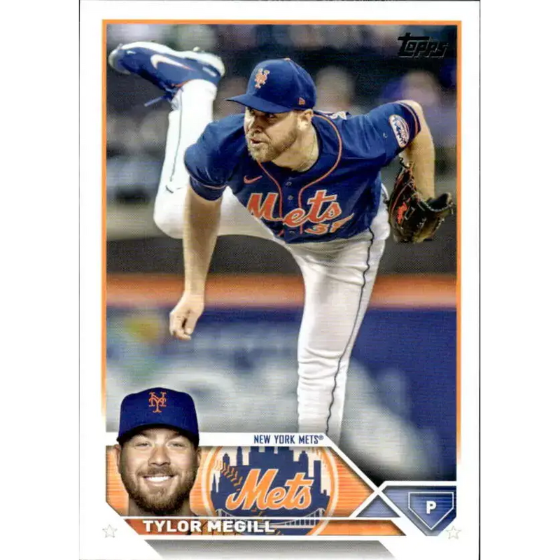 2023 Topps #83 Tylor Megill NM-MT New York Mets Baseball Card - Baseball Card Single