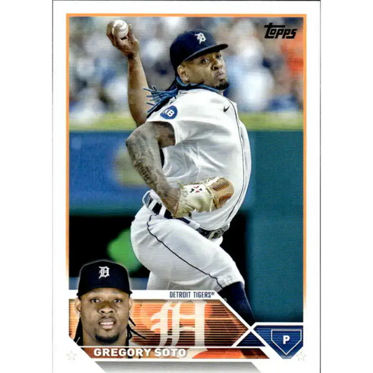 2023 Topps #86 Gregory Soto NM-MT Detroit Tigers Baseball Card - Baseball Card Single