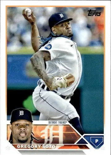 2023 Topps #86 Gregory Soto NM-MT Tigers ID:50196 - Baseball Card Single