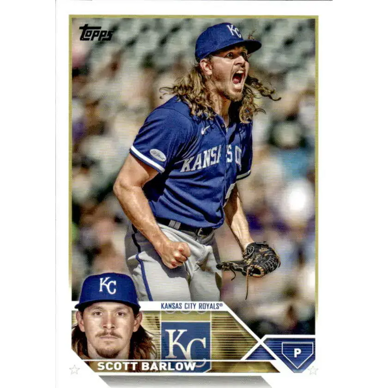 2023 Topps #9 Scott Barlow NM-MT Kansas City Royals Baseball Card - Baseball Card Single