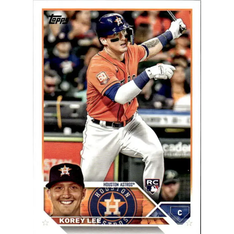 2023 Topps #90 Korey Lee NM-MT RC Rookie Houston Astros Baseball Card - Baseball Card Single