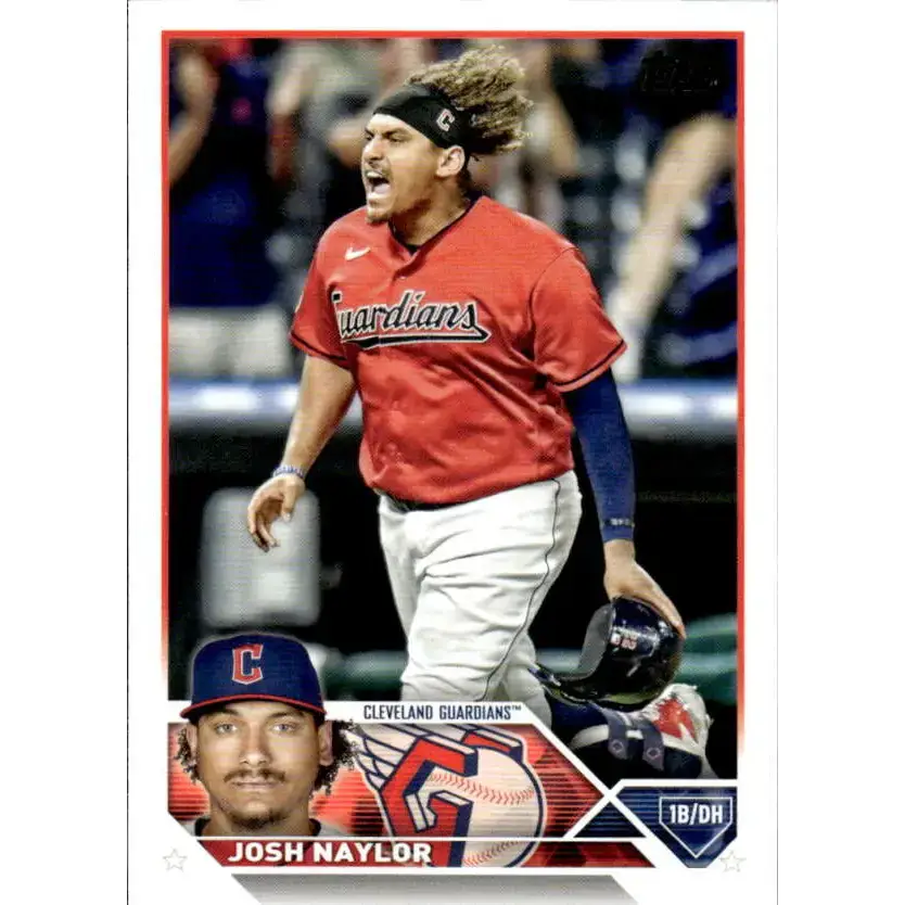 2023 Topps #91 Josh Naylor NM-MT Cleveland Guardians Baseball Card - Baseball Card Single