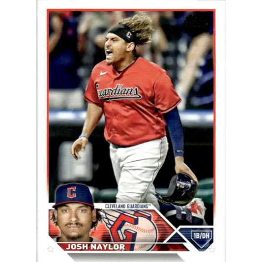 2023 Topps #91 Josh Naylor NM-MT Cleveland Guardians Baseball Card - Baseball Card Single
