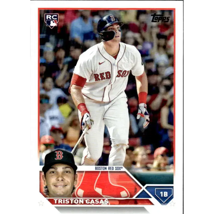 2023 Topps #92 Triston Casas NM-MT RC Rookie Boston Red Sox Baseball Card - Baseball Card Single