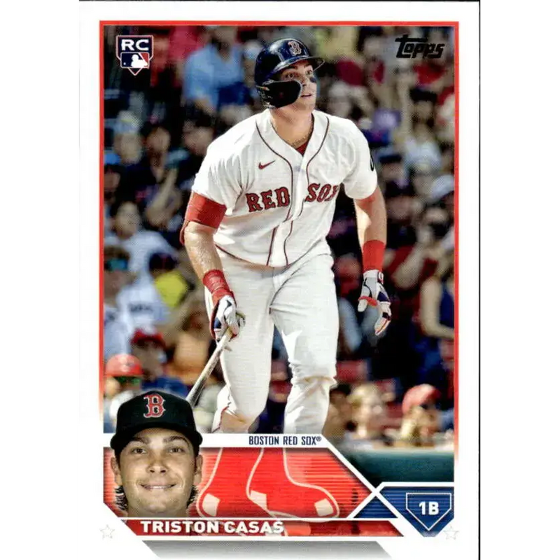 2023 Topps #92 Triston Casas NM-MT RC Rookie Boston Red Sox Baseball Card - Baseball Card Single