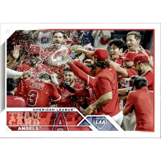 2023 Topps #93 Los Angeles Angels NM-MT Team Card Baseball Card - Baseball Card Single