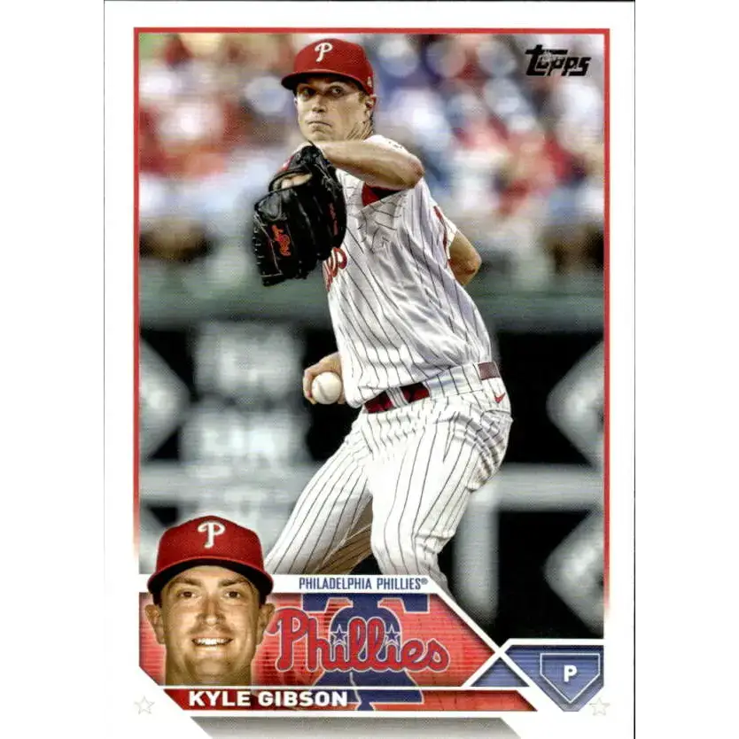 2023 Topps #96 Kyle Gibson NM-MT Philadelphia Phillies Baseball Card - Baseball Card Single