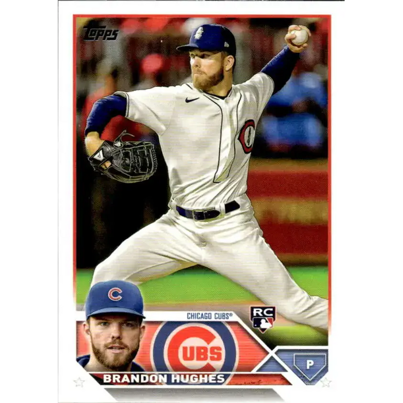 2023 Topps #97 Brandon Hughes NM-MT RC Rookie Chicago Cubs Baseball Card - Baseball Card Single