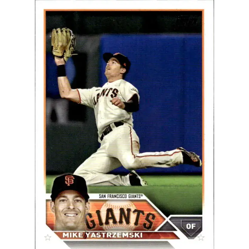 2023 Topps #98 Mike Yastrzemski NM-MT San Francisco Giants Baseball Card - Baseball Card Single
