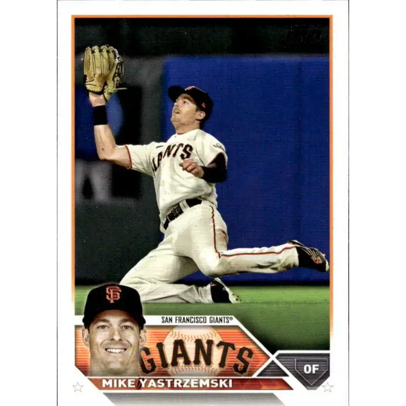 2023 Topps #98 Mike Yastrzemski NM-MT San Francisco Giants Baseball Card - Baseball Card Single